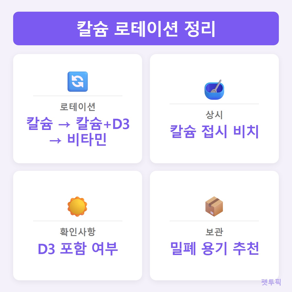 칼슘로테이션