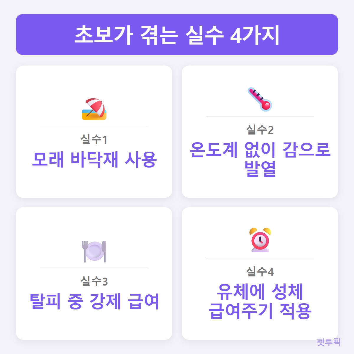 초보실수